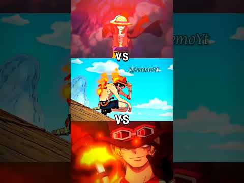 Luffy Vs Ace Vs Sabo • Anime 1v1 #anime #shorts