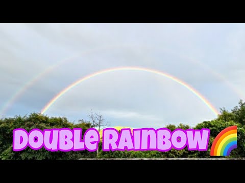 AMAZING DOUBLE RAINBOW