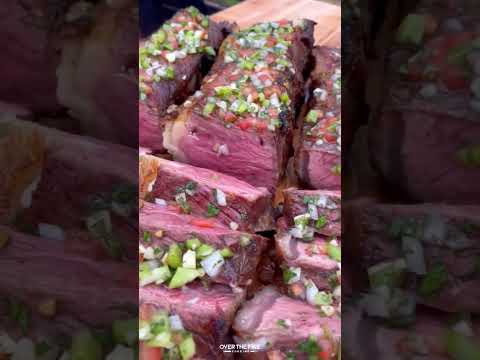 Brazilian Steaks with Habanero Chimichurri | Over The Fire Cooking by Derek Wolf