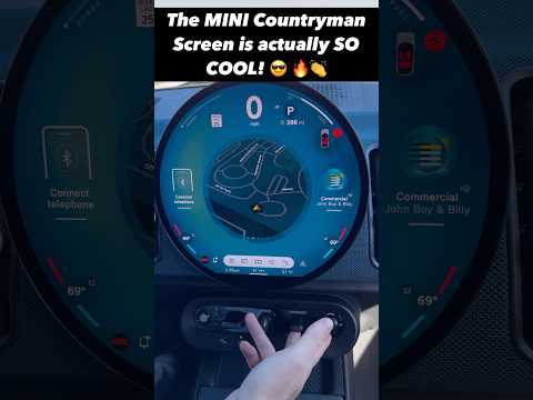 All NEW MINI Products Have the Coolest Infotainment Screen... Check it Out!