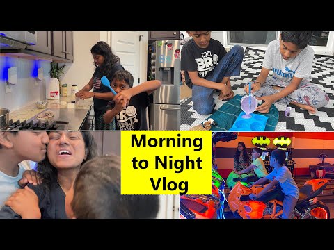 சமையல் செய்ய விடல😳~ Morning to night Summer vacation day in my life VLOG ~Family Traveler