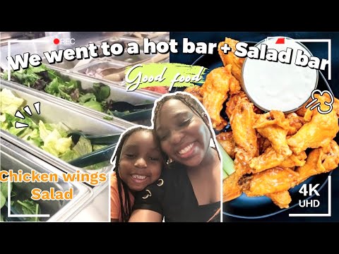 We Went To A Hot Bar/salad Bar!!! Take A Ride With Us! #vlog