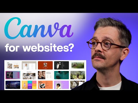 Can you create professional websites in Canva?