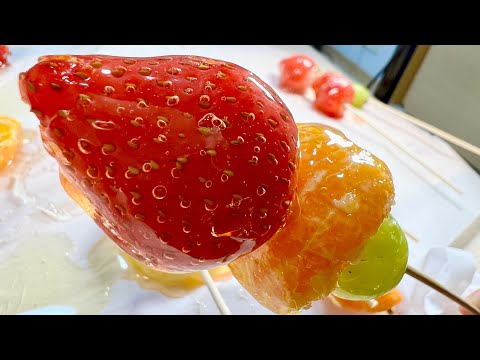 How to make fruit candy using various fruits & simple recipe [ASMR] 🍬🍭💕