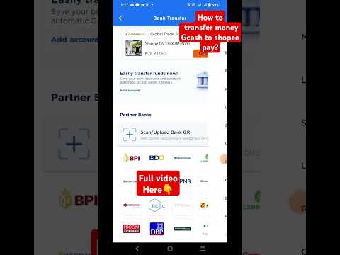 How to transfer money Gcash to shopee pay?#transfermoney #gcash#shopeepay