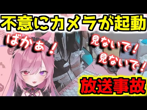 【切り抜き】見えてはいけないものが映ってしまったみけねこさん【顔だし！？カメラ】