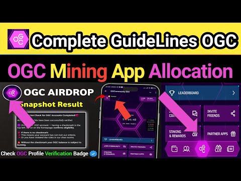 OGC Kyc Verification Complete Method | OGC Mining New Update | OGC Wallet Connect | Ogc ki kyc