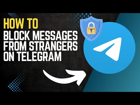 How to BLOCK MESSAGES from STRANGERS on TELEGRAM