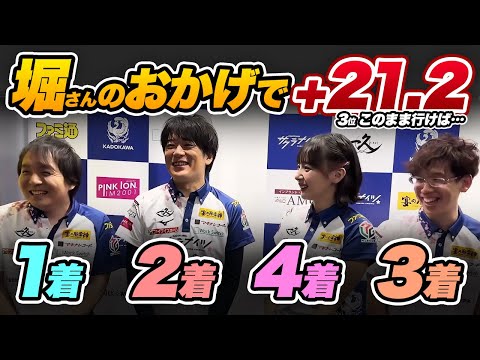 【Mリーグ】一人ずつ戦って+21.2ptで3位！内川選手/岡田選手感想戦（23/9/21）【堀慎吾/渋川難波/サクラナイツ切り抜き】