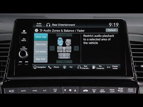 2025 Honda Odyssey | Multi Zone Audio