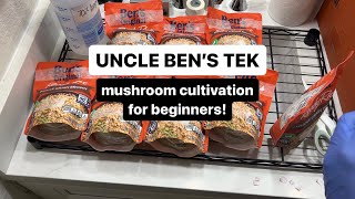 Uncle Ben’s Tek! Inoculating Uncle Ben’s Rice Packets and ZombieMyco AIO 5lb Grow Bag!