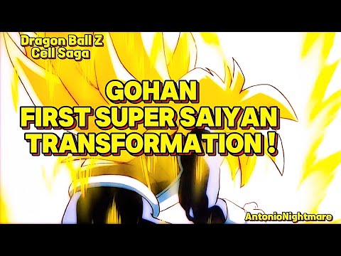 Classic Dragon Ball Z Anime: When Young Gohan goes to the next level as a Super Saiyan