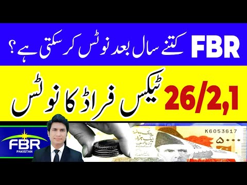 FBR Notice After 15 years Sales Tax Notice FBR audit All Account