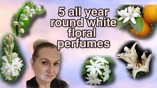 5 all year round white floral perfumes | #whiteflowers