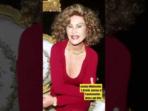 Jocelyn Wildenstein: A Drastic Journey of Transformation - Before and After#shorts