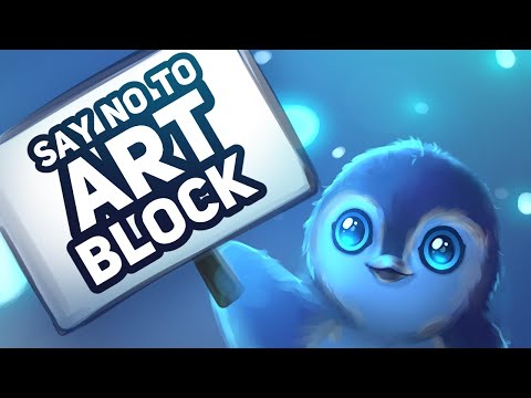 10 Tips to Overcome ART BLOCK [Penguin Speedpaint]