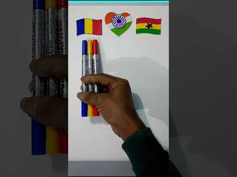 Chad 🇷🇴 Ghana 🇬🇭 And Indian 🇮🇳 Flag Warp Scanning | #shorts #shortfeed