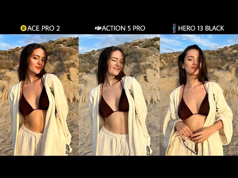 Insta360 ACE Pro 2 VS DJI OSMO ACTION 5 Pro VS GoPro Hero 13 BLACK | Camera Test