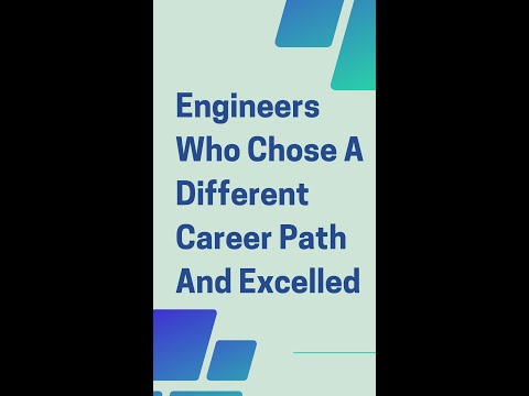 Engineers Who Chose A Different Career Path And Excelled || Engineers are Everywhere || #shorts