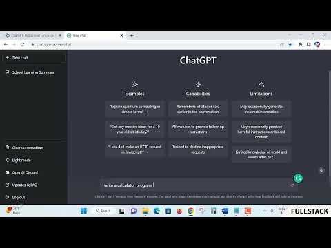 How to use ChatGPT | full stack development | online course