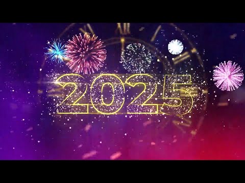 EPIC NEW YEAR'S EVE 2025 🕛 COUNTDOWN ANIMATION! + ABBA's 'Happy New Year' + Fireworks Spectacle!