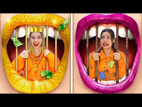 Poor Vs  Rich in Jail! Amazing Hacks & Funny Situations in Prison by Crafty Hype