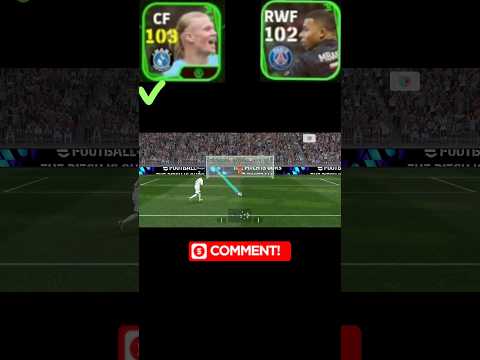 Penalty Shootout Challenge | Mbappé VS Haaland |#viral #psg #manchestercity #popular #ucl #ytshorts