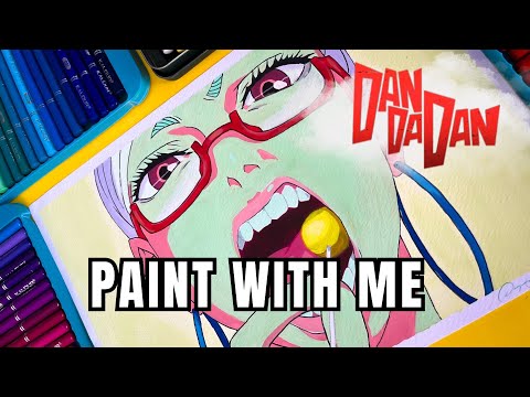 PAINT WITH ME SEIKO AYASE🔥  ダンダダン #dandadan #アニメ #ダンダダン