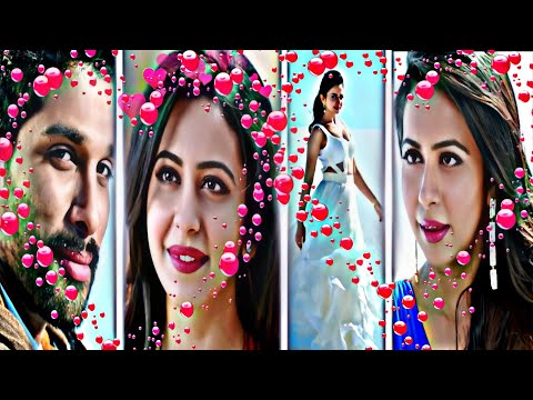 #Telusa Telusa😍 Song whatsapp statusvideo | Sarrainodu movie  Allu Arjun💙Rakul Preet | Naveen edits💖