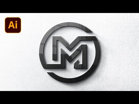 Masterful Monogram Magic: Modern M Letter Logo Design in Illustrator || Illustrator Tutorial