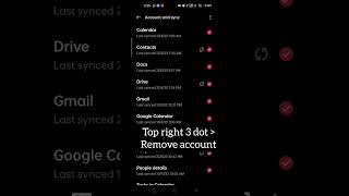 How to remove a Google or Gmail account from your device ?