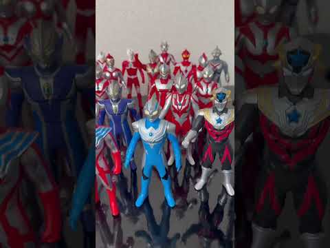 ウルトラマンアーク　ウルトラファミリーソフビで大集合　チームウルトラ　#shorts #ultraman #ウルトラマンアーク