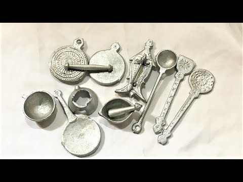 Unboxing of Miniature Cast Aluminum Kitchen Set!