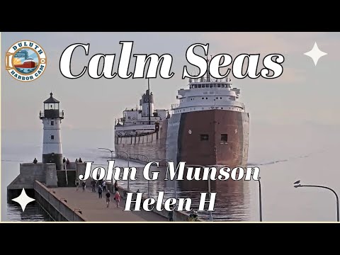 "Calm Seas" John G Munson arrived and Tug Helen H departed Duluth 09/23/2024