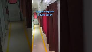 Train couple coach ..  sogaria express #firstclass #actrain #couple #coupe #coach first class ac