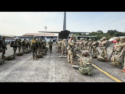 Multinational Airborne Operation at Super Garuda Shield 2024