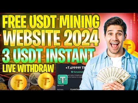 Usdt Mining Free Mining Site || Earn Free Usdt Without Investment || New Usdt Mining Site 2024