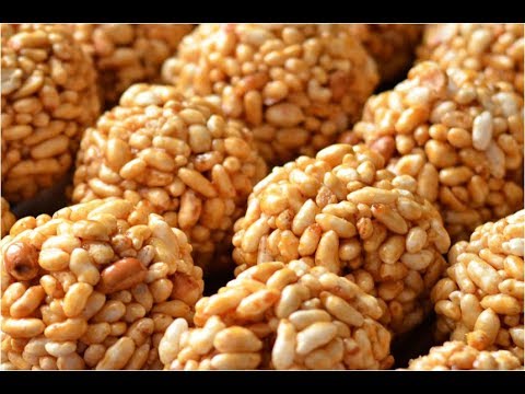 Murmura Laddu | How to Make Puffed Rice Ladoo | Borugula Laddu Recipe | Easy Indian Sweets