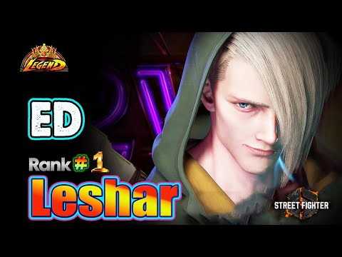 SF6 🔥 LeShar (#1ED) Clever Mind Gameplay & Big Combos !🔥Best Ranked Match🔥Sf6 DLC Replays🔥