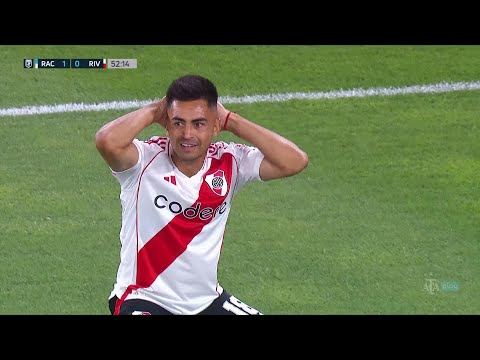 EL PITY MARTÍNEZ CASI EMPATA EL PARTIDO  | Racing vs River Plate