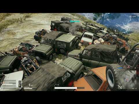 Player Unknown's Battlegrounds - Charl3 Stream PUBG Custom Vehicle Round