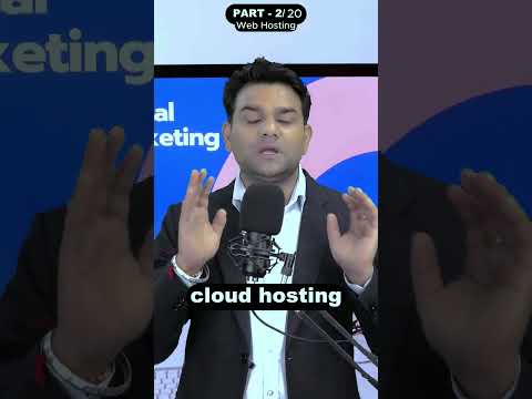 Web Hosting series Part 2  Types of Web Hosting #digitalmarketing #webhosting #webserver #shorts