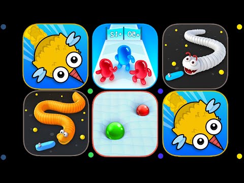 Worms Clash .io vs Join Blob Clash 3D vs Mosquito.io vs Balls.io | MAX LEVEL! Gameplay!