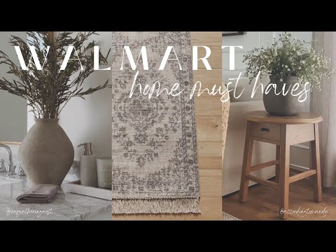 Walmart Home Must Haves & Favorites || Shop With Me || Best Home Decor Finds || Budget Friendly