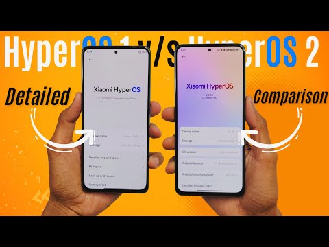 HyperOS 1 v/s HyperOS 2 DETAILED Side-by-Side COMPARISON: Which One is Better? 😱 (Part 1)