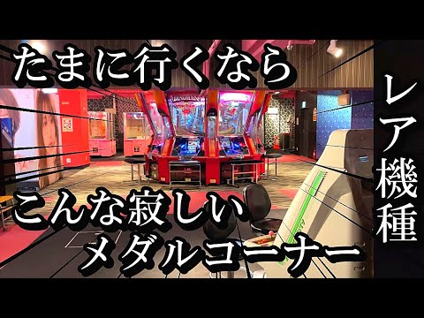 昔のレア機種が眠っているメダルコーナーが寂しすぎる【メダルゲーム】【ダイノマックス】