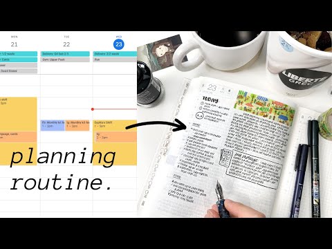 Daily Planning Routine | Digital & Paper Planners