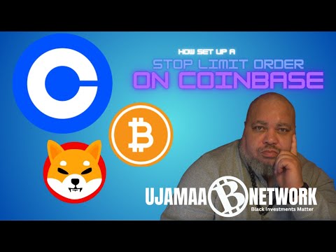 How to create Stop Limit Orders on Coinbase | Ujamaa Network"