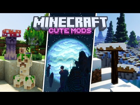 6 Cute and Fun Minecraft Mods You HAVE to try! ❄️🌙