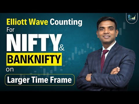 Elliott Wave Counting for Nifty and Bank Nifty on Larger Time Frame | Chartkingz